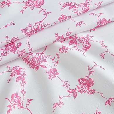 Betsey Johnson Floral Toile Shower Curtain Set