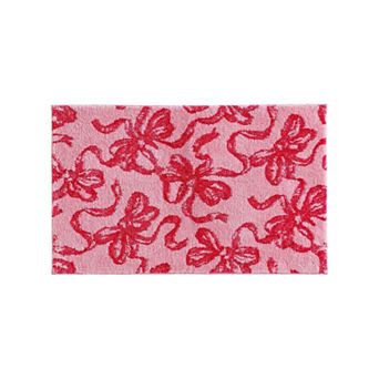 Betsey Johnson Ballet Bows Bath Rug