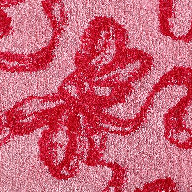 Betsey Johnson Ballet Bows Bath Rug