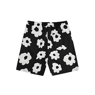 Men Casual Floral Pocket Shorts
