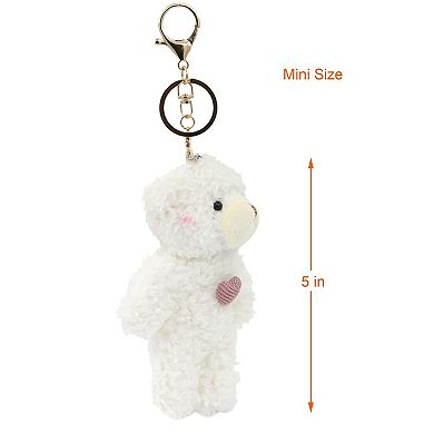 Bear Plush Keychain Stuffed Teddy Backpack Purse Pendant Gift
