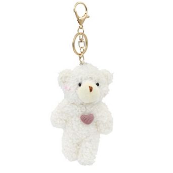 Bear Plush Keychain Stuffed Teddy Backpack Purse Pendant Gift
