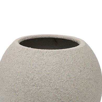 Trikiousd Magnesium Oxide Round Planter for Home Garden Patio