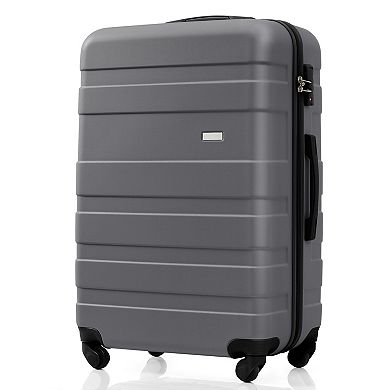 Trikiousd Hardshell Luggage 3pcs Sets with Spinner Wheels Suitcase and TSA Lock