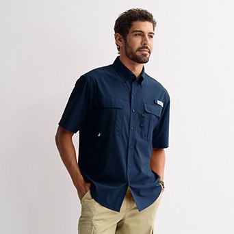 Men’s True Cypress Performance Short Sleeve Button-Front Shirt