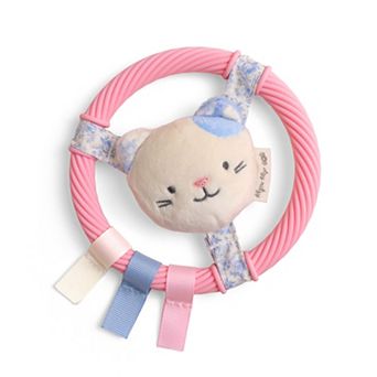 Itzy Ritzy Ring Pal™ Kitty Soft Plush Teething Toy
