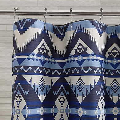 Jesse Blue Shower Curtain Set