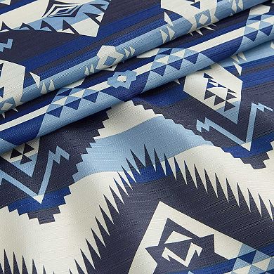 Jesse Blue Shower Curtain Set