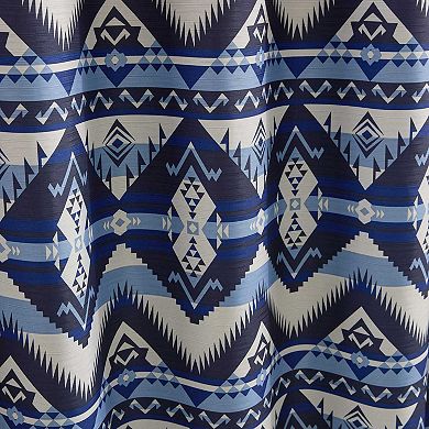 Jesse Blue Shower Curtain Set