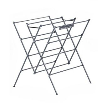 Large Clothes Drying Rack with 12 Poles and Sock Clips