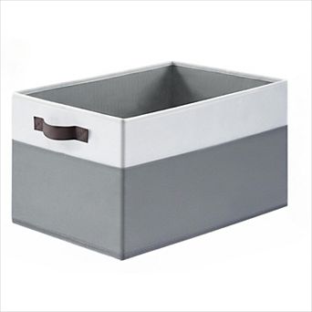 Large Closet Storage Baskets 4 Pack with Handles Collapsible