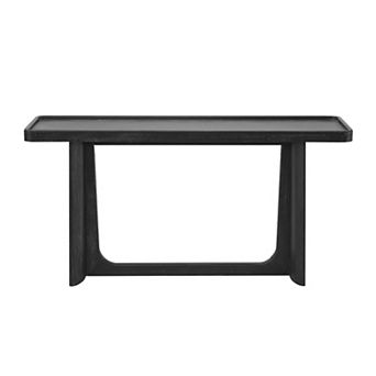 Trikiousd 58" Farmhouse Console Table with Tray Top Design