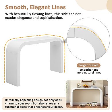 Trikiousd Modern Minimalist Console Table for Living Room, Hallway or Bedroom