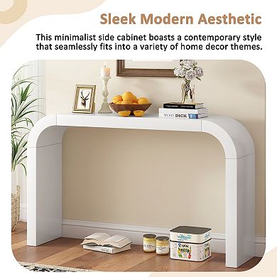Trikiousd Modern Minimalist Console Table for Living Room, Hallway or Bedroom