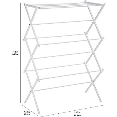 Foldable Portable Clothes Drying Rack Collapsible Indoor
