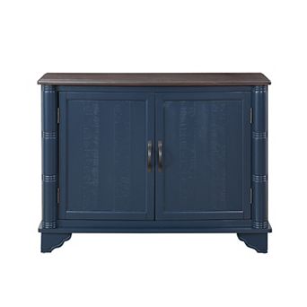 Trikiousd 40" Retro Console Table Entryway Table Sofa Couch Table with Adjustable Storage Shelf