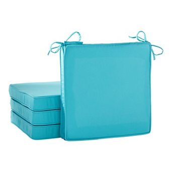 Greendale Home Fashions 4-Pack Sunbrella Outdoor Square Chair Pads