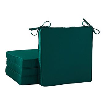Greendale Home Fashions 4-Pack Sunbrella Outdoor Square Chair Pads