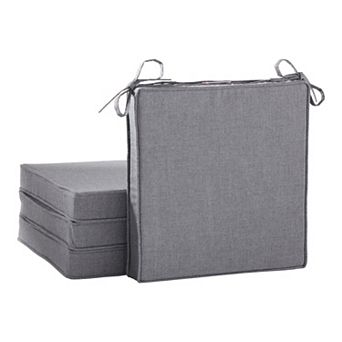 Greendale Home Fashions 4-Pack Sunbrella Outdoor Square Chair Pads