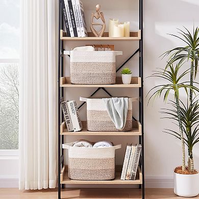 Storage Basket Set for Bathroom and Home Organizing