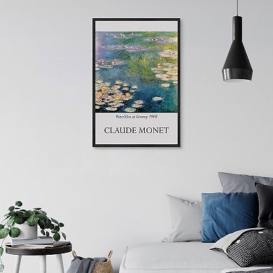 Masterpiece Claude Monet Waterlilies at Giverny Framed Wall Art