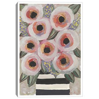 Masterpiece Romantic Floral Bouquet Framed Wall Art