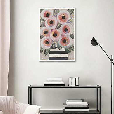 Masterpiece Romantic Floral Bouquet Framed Wall Art