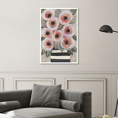Masterpiece Romantic Floral Bouquet Framed Wall Art