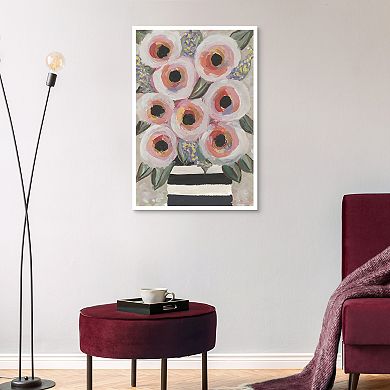 Masterpiece Romantic Floral Bouquet Framed Wall Art