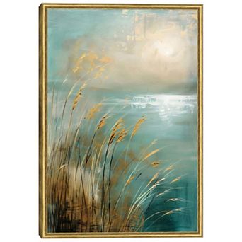 Masterpiece Serene Seascape Framed Wall Art