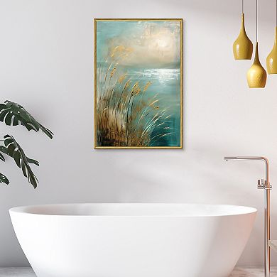 Masterpiece Serene Seascape Framed Wall Art
