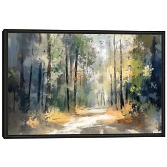 Masterpiece Sun Through the Trees Framed Wall Art