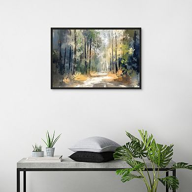 Masterpiece Sun Through the Trees Framed Wall Art