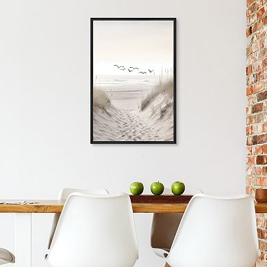 Masterpiece Seagulls Framed Wall Art