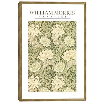 Masterpiece William Morris Chrysanthemyum Pattern Framed Wall Art