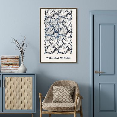 Masterpiece William Morris Wallflower Pattern Framed Wall Art
