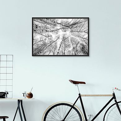 Masterpiece Through the Birch Trees Framed Wall Art