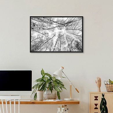 Masterpiece Through the Birch Trees Framed Wall Art