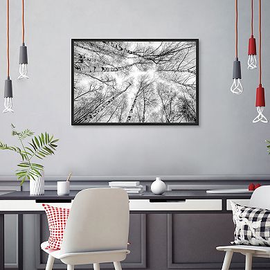Masterpiece Through the Birch Trees Framed Wall Art