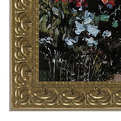 Masterpiece Floral Cottage by the Sea Framed Wall Art