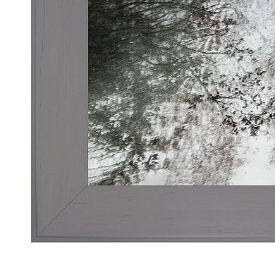Masterpiece Taupe Water Mirror Framed Wall Art