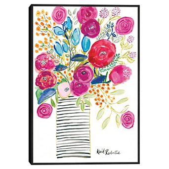 Masterpiece Kait Roberts Blissful Blooms Framed Wall Art