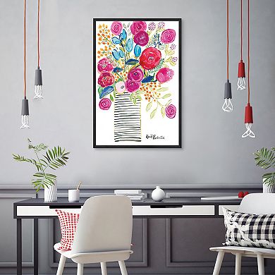 Masterpiece Kait Roberts Blissful Blooms Framed Wall Art