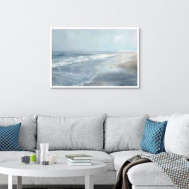 Masterpiece Foggy Coastline Framed Wall Art