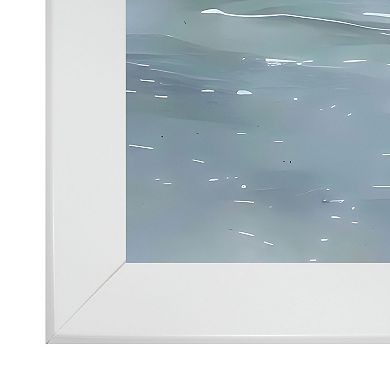 Masterpiece Foggy Coastline Framed Wall Art