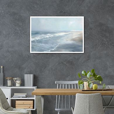 Masterpiece Foggy Coastline Framed Wall Art