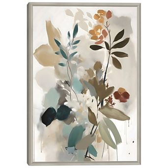 Masterpiece Abstract Botanical Framed Wall Art