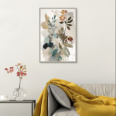 Masterpiece Abstract Botanical Framed Wall Art