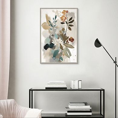 Masterpiece Abstract Botanical Framed Wall Art