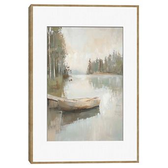 Masterpiece Quiet Dock Framed Wall Art